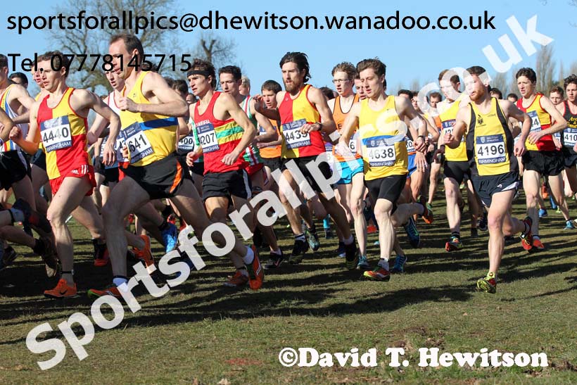 Senior mens Inter Counties Cross Country,  Cofton Park, Birmingham. Photo: David T. Hewitson/Sports for All Pics